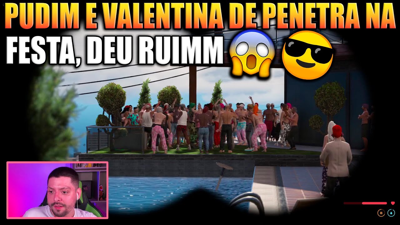 PUDIM E VALENTINA DE PENETRA NA FESTA, O PAPAI CONNOR DESCUBRIU E DEU RUIMMM 😱😎