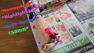 Store Newspaper Ad Reading #3 ASMR (Soft-Spoken) *Reading, Highlighting, Newspaper* screenshot 3