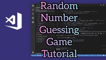 Random Number Guessing Game Tutorial Video Part-1