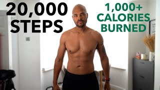 Walk 20,000 Daily Steps & Burn This Many Calories