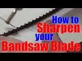 Shop Work: How to sharpen your bandsaw blade