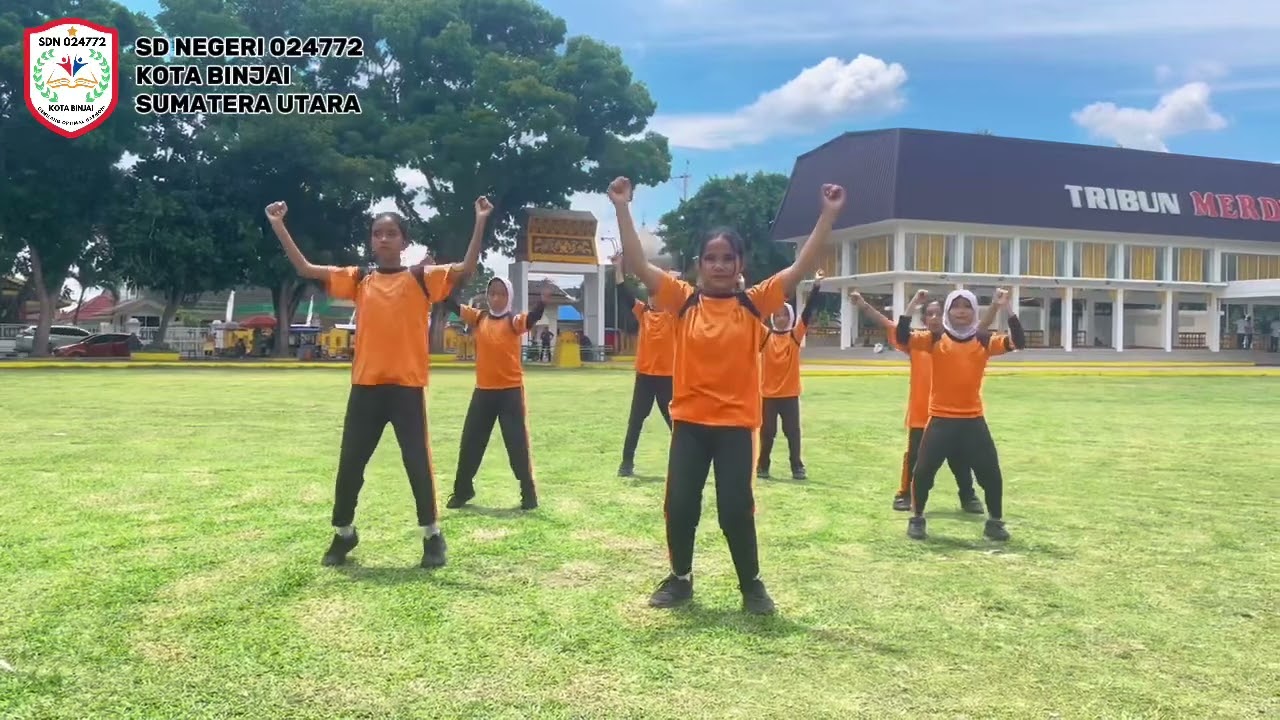 Lomba Senam Anak Indonesia Hebat 2025_SD Negeri 024772 Kota Binjai_Sumatera Utara