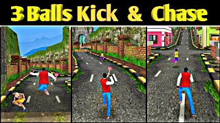 3 Balls Kick for Man Head and 120 Second Chase - Street Chaser screenshot 2