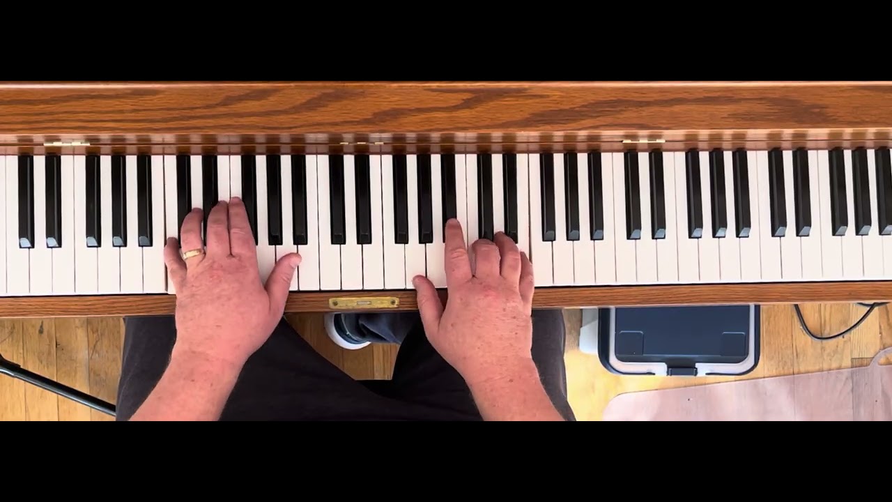 Divine Comedy cover-Festive Road (overhead piano shot)