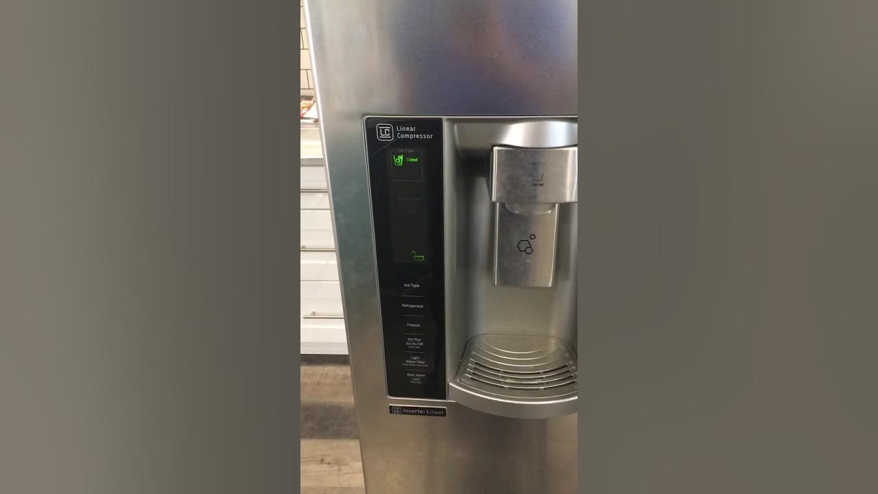 Lg Refrigerator side by side not making ice! YouTube