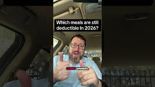 Which meals in 2026 are deductible? #taxplanning #writeoff #businessowners #meals #taxstrategy #IRS