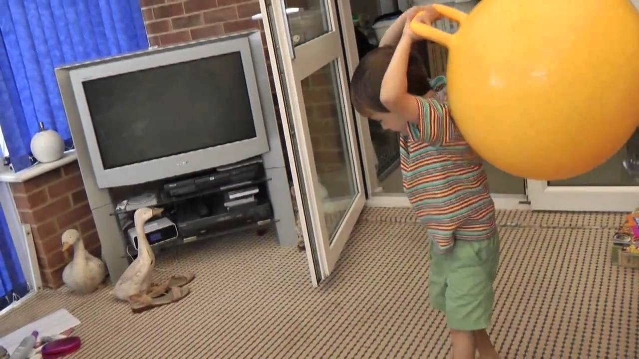 Kids exercises using a Space hopper Kung Fu exercises YouTube