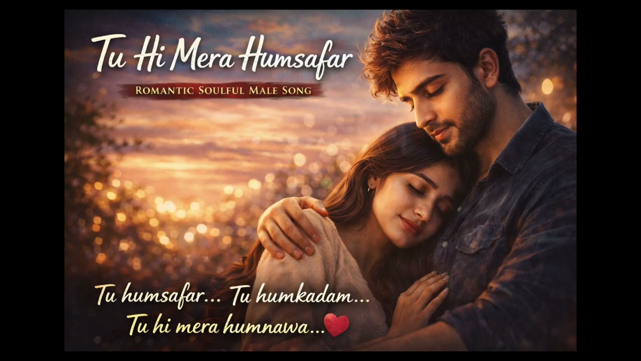 Tu Hi Mera Humsafar ❤️ | Romantic Soulful Male Song | Tu Humkadam Tu Humnawa | Love Song