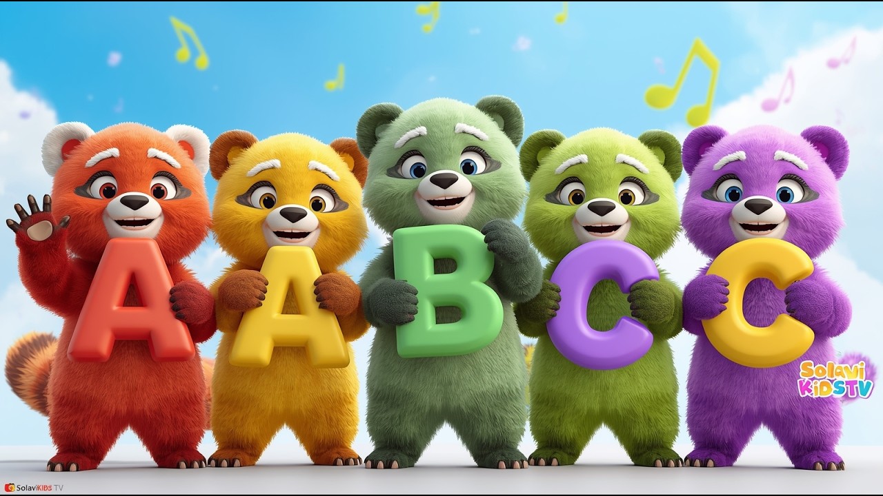 🐼 Colorful Panda ABC Song! 🌈 Learn Alphabet & Colors for Toddlers | Phonics Song | SOLAVI KIDS TV