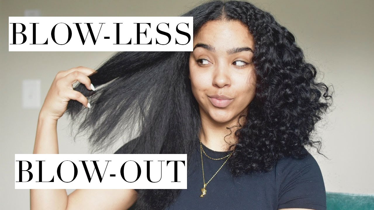 Curl out. Blow out hair. Overnight Blowout.