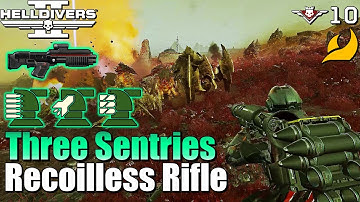 Helldivers 2 - Three Sentries Loadout: A Game-Changer! (No commentary, Max difficulty, No deaths)