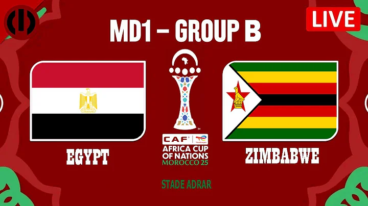 🔴EGYPT vs ZIMBABWE | CAF Africa Cup of Nations 2025 Preview & Predictions