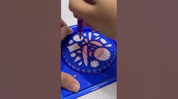 Amazing Spirograph design #spirograph #art #spirography #geometry #satisfying #spiroart #follow