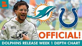 Miami Dolphins Release OFFICIAL Week 1 Depth Chart | 5 SURPRISING Dolphins Depth Chart Takeaways