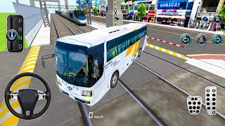 NEW Express Bus vs Bullet Train 🚍🚄 | Extreme Crash Test 😱💥 | 3D Driving Class Gameplay 2026  screenshot 1