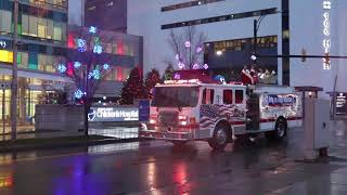 The Morale Response Vehicle (MRV) Takes Santa to the Hospital