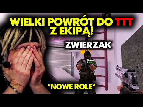 WIELKI POWRÓT DO GARRY'S MOD TTT Z EKIPĄ! *nowe role*