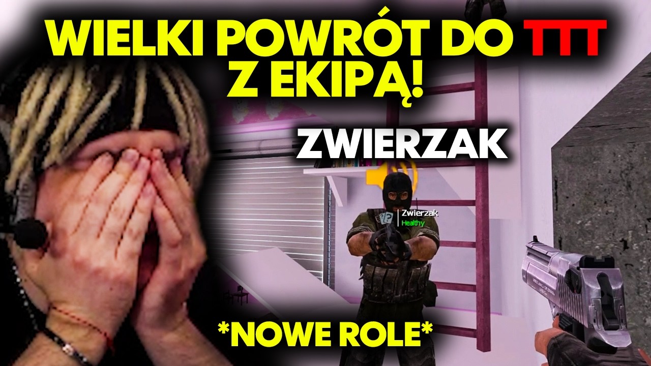 WIELKI POWRÓT DO GARRY'S MOD TTT Z EKIPĄ! *nowe role*