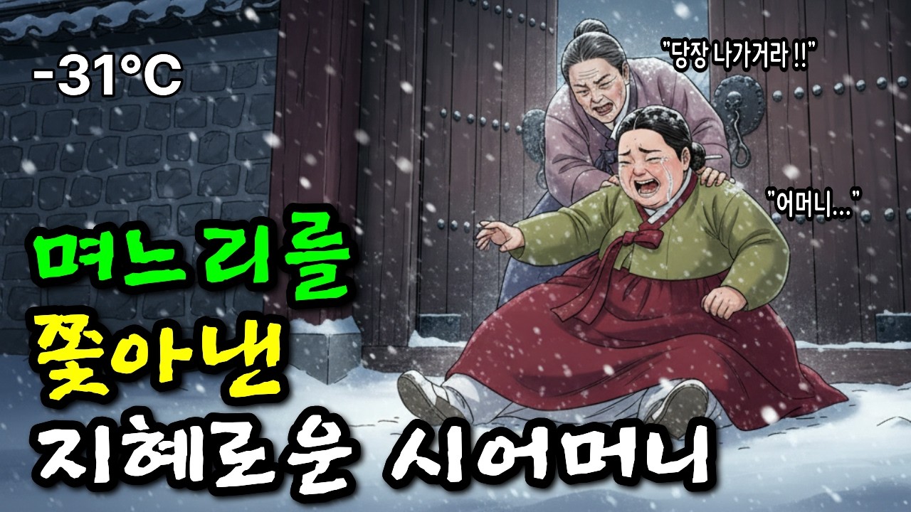 엄동설한에 뚱뚱한 며느리를 쫓아낸 지혜로운 시어머니의 진짜 속내는...?! [토끼야담🌙옛날이야기🌙그냥 틀어두세요]