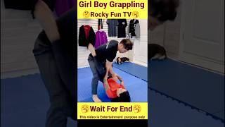 One Move Changed Everything in Girl vs Boy Wrestling!"🤔#shorts #wrestling #wwe #martialarts #nogi
