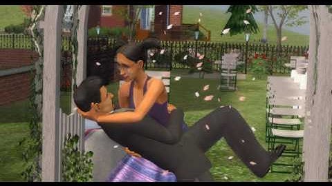 The Sims 2 Wedding | Cassandra Goth & Don Lothario (Better Quality)