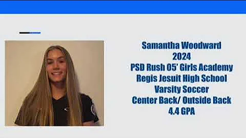 Samantha Woodward Highlight Video 2022