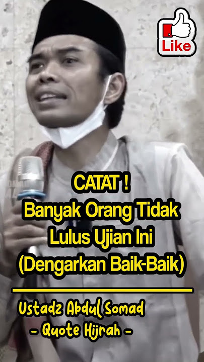 Kaya dan Miskin itu Semua Ujian