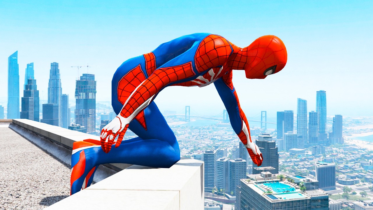 Spider Man Funny Game Moments (GTA 5 Spiderman Fails) #4
