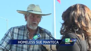 4 homeless men sue city of Manteca