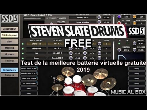 Best Free Drum Kit VST 2019 Test de la meilleure batterie virtuelle gratuite