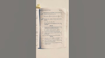 LOC sem 1(BCA) 2016 #bca #exam #kuk