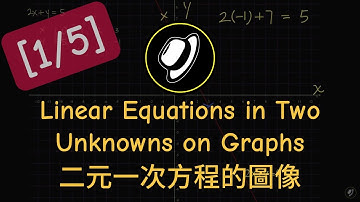 二元一次方程的圖像 | Linear Equations in Two Unknowns on Graphs