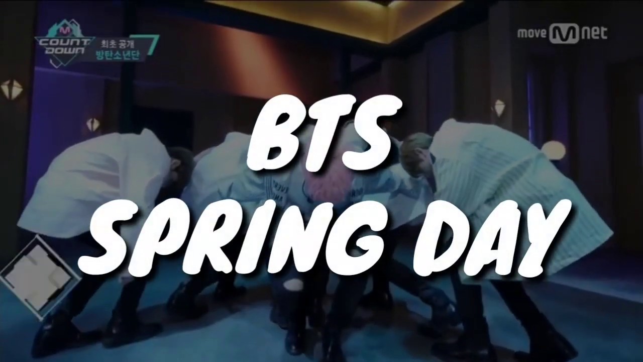 BTS SPRING DAY CHOREOGRAPHY+LYRICS - YouTube