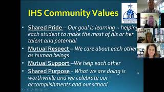 Orientation Webinar for Parents/Guardians of IHS Freshmen