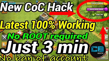 How to hack clash of clans(NO ROOT REQUIRED)