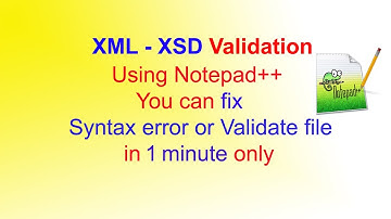 XML - XSD Validation | XML | XSD | Validate XML with XSD | How to Validate XML with XSD | XML syntax