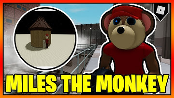 How to get the "MILES IN MONKEY" BADGE + SKIN/MORPH in PIGGY ROLEPLAY! || Roblox