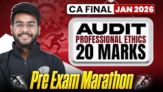 CA Final Audit: Professional Ethics Marathon (100% Concepts + Question) | Audit Revision | CA Hemant