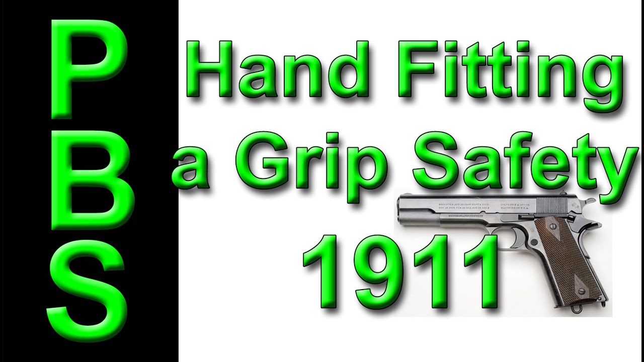 How to hand fit a custom grip safety on a 1911 Professional Gun