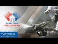 Spray foam insulation and spray on fireproofing  new york  new jersey  long island