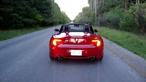 BMW Z4 M Roadster Launch with RPi Exhaust