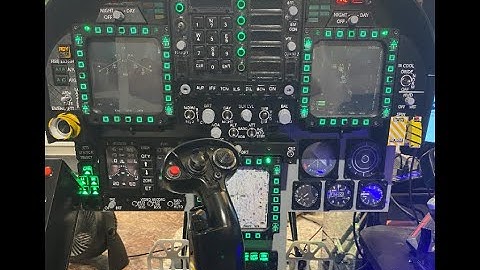 3D printed F/A-18c Hornet Cockpit Front Panel for DCS World VR play