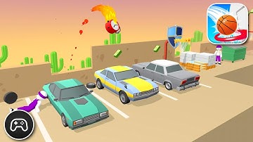 Bounce Dunk - Gameplay Walkthrough Part 47 - Basic Solution Levels 157-159 (iOS, Android)