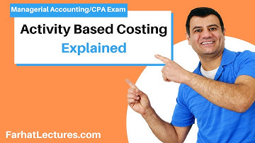 Activity Based Costing with full length example 3 Minutes! Activity Based Costing Managerial Account