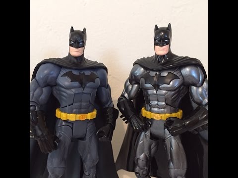 Mattel DC Universe Classics & Batman Unlimited New 52 Batman Comparison