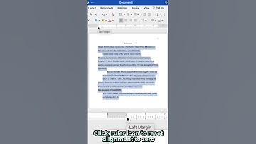Set a Hanging Indent in Microsoft Word… EASIEST Trick!
