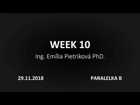 Náhľad videa: Prednáška č. 10 | Základy algoritmizácie a programovania (2018/2019)