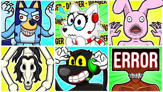 Unlocking All New Trevor Killers In Roblox Siren Error Head, Blueys Revenge & More