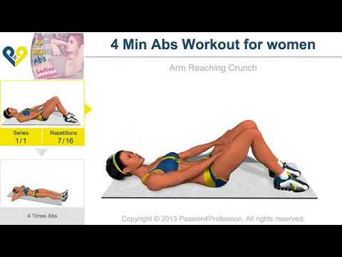 მუცლის პრესის ვარჯიში ქალებისთვის