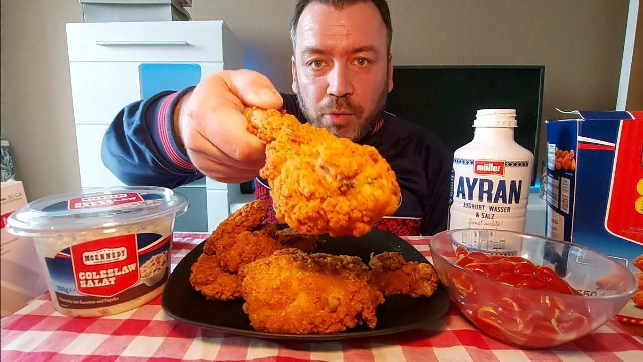 Crunchy Chicken Box (Spicy Style) & Coleslaw Salat (Krautsalat) von LIDL